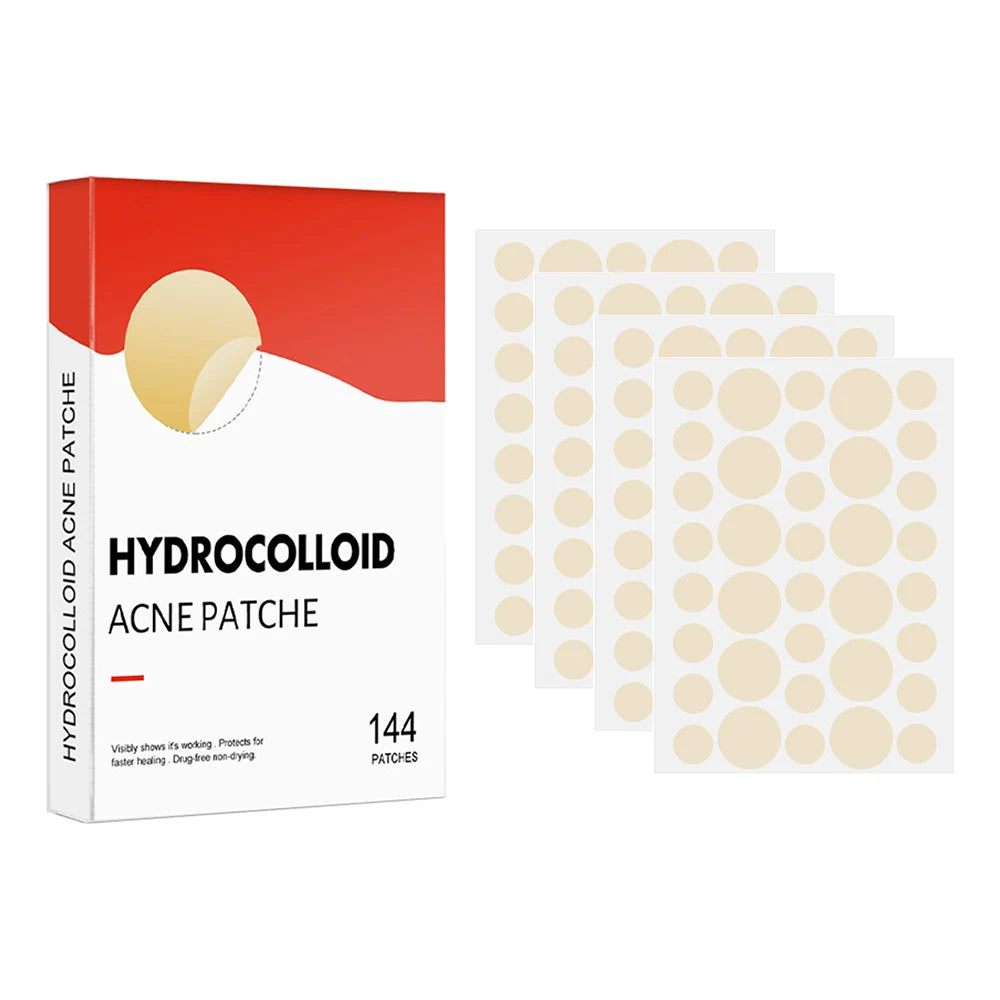 Patch anti-acné hydrocolloïde – 144 unités